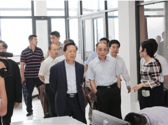 全國(guó)人大常委會(huì)副委員長(zhǎng)陳昌智視察合肥王小郢污水處理廠